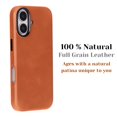 thumbnail image 4 of Blackbrook Funda De Cuero Para Iphone 17 - Barlow Funda A Presión Hecha A Mano Cuero De Plena Flor Con Protección De Borde 360 ​​Compatible Con Magsafe Diseño Protector Delgado Caja De Regalo De Lujo, 4 of 5