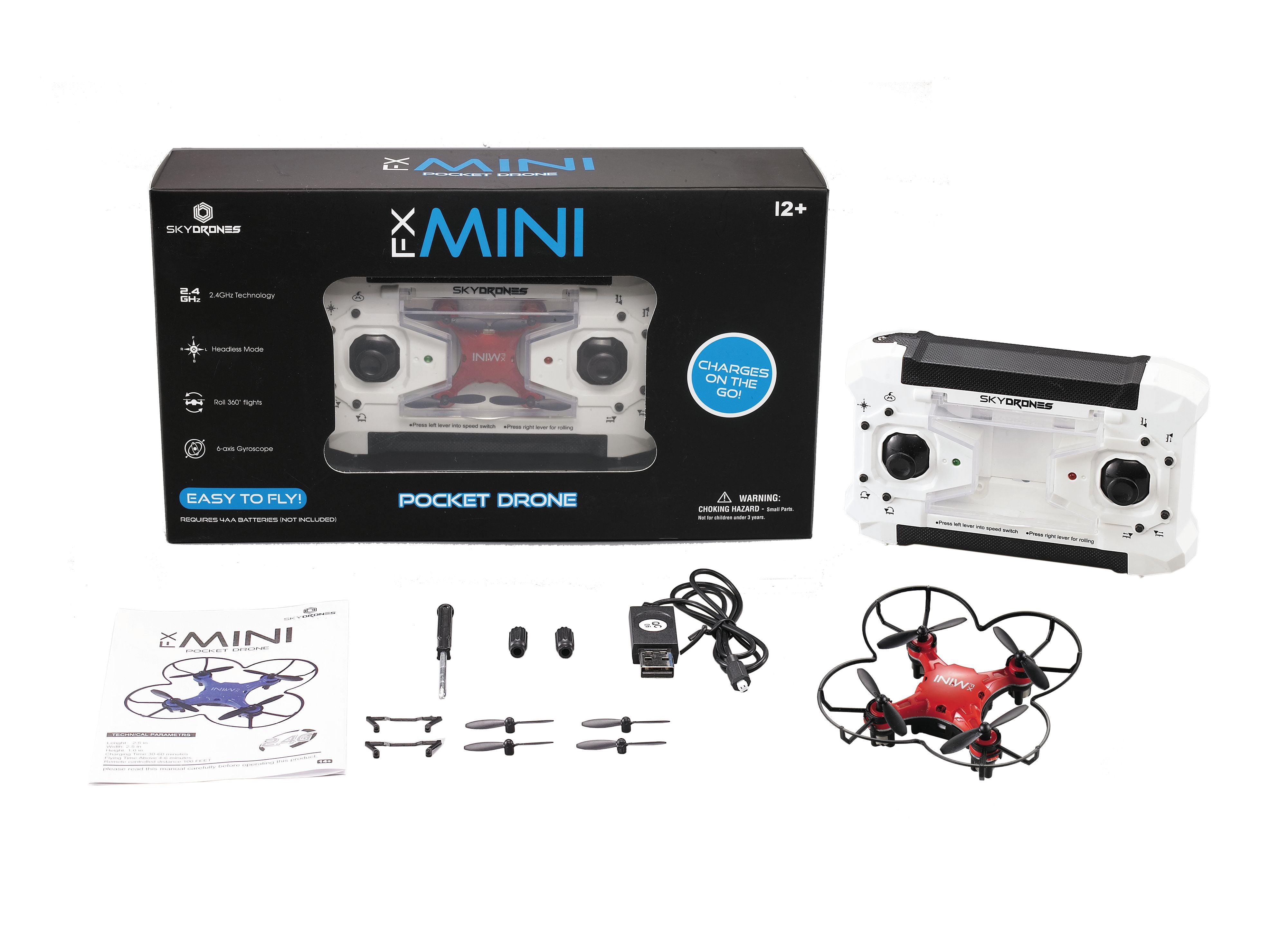 SkyDrones- FX Mini Pocket Drone (Color 