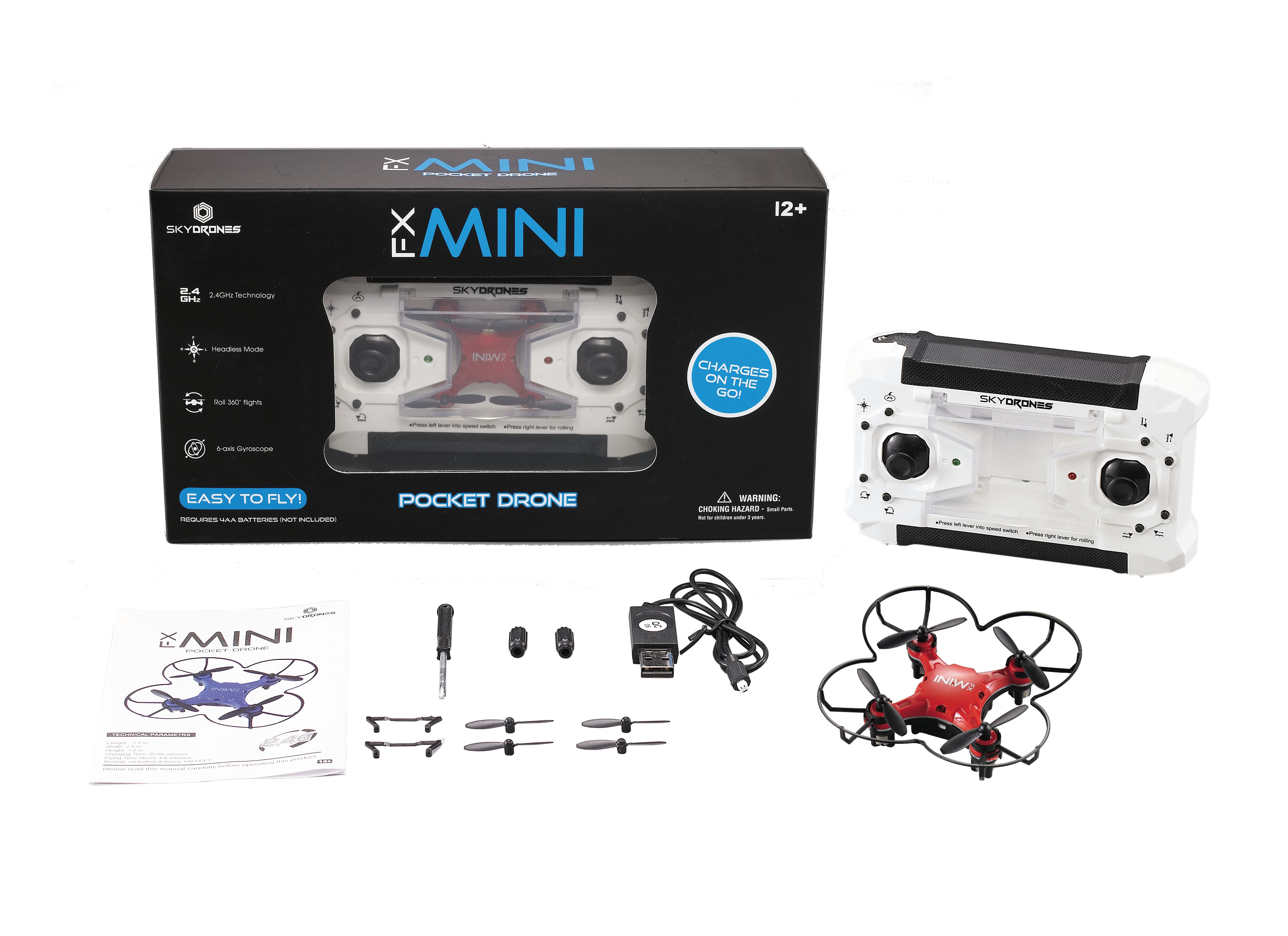 SkyDrones- FX Mini Pocket Drone (Color may vary) - image 2 of 6