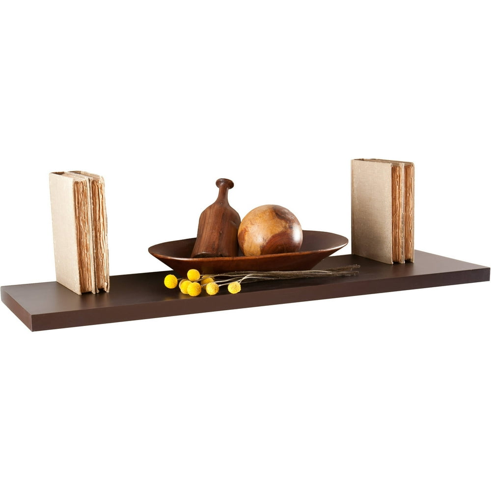 Denver 10" x 36" Floating Shelf, Espresso