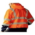 thumbnail image 3 of MesaSe Men Lightweight High Visibility Reflective Strip Hoodie Work Jacket, 3 of 5