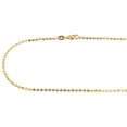 thumbnail image 3 of 10k Yellow Gold Moon Cut Style Link New Solid Chain Necklace 2mm 26", 3 of 5
