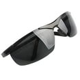 thumbnail image 5 of Anvazise Men's Cool Fashion Police Metal Frame Polarized Sunglasses Driving Glasses Grey, 5 of 13