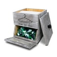 thumbnail image 2 of Bekitchen Farmhouse Laundry Pod Holder & Dryer Sheet Container, Laundry Room Organization and Storage, Rustic Grey, 2 of 5