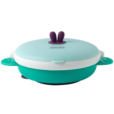 

Baby Insulation Bowl Divided Unbreakable Baby Toddler Kids Feeding Plate