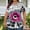 Gray, variant on FAHXNVB Women's Plus Size Crewneck T-Shirts Short Sleeve Soft Cotton Floral Print Pleated Tees Tops Spring Summer Fashion Comfortable Loose Shirts,L,Black