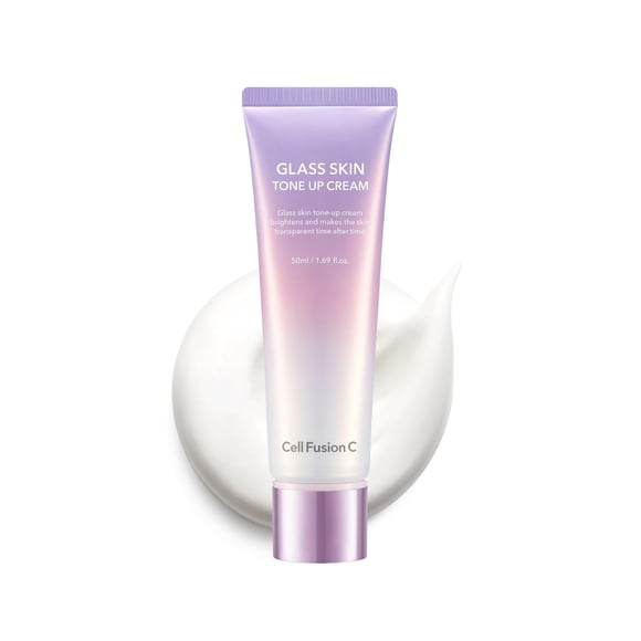 Crema tonificante Cell Fusion C Glass Skin, 50 ml, con vitaminas