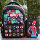 thumbnail image 4 of Nueva mochila escolar Marvel Smiggle, mochila de superhéroes para niños, mochila para estudiantes de Iron Man, Spiderman, botella de agua, bolsa de comida, estuche para lápices, 4 of 5