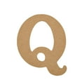 thumbnail image 1 of Plaid Unfinished Wood 5" Letter, Q, 1 of 7