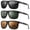Grey+G15+Brown, variant on [3 Pairs] Premium Polarized Fashion Glasses for Men Trendy Versatile Vintage Men'S Fashion Glasses Lightweight PC frame Colored Lens for Accessories Matching Clothes Sports Casual Wear