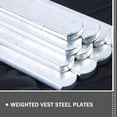 thumbnail image 2 of Miangastore 6 Pcs Steel Weighted Vest Plate Strength Training Weight Plate With Round Head For Loading Leg Guards Weighted Vest, 2 of 9