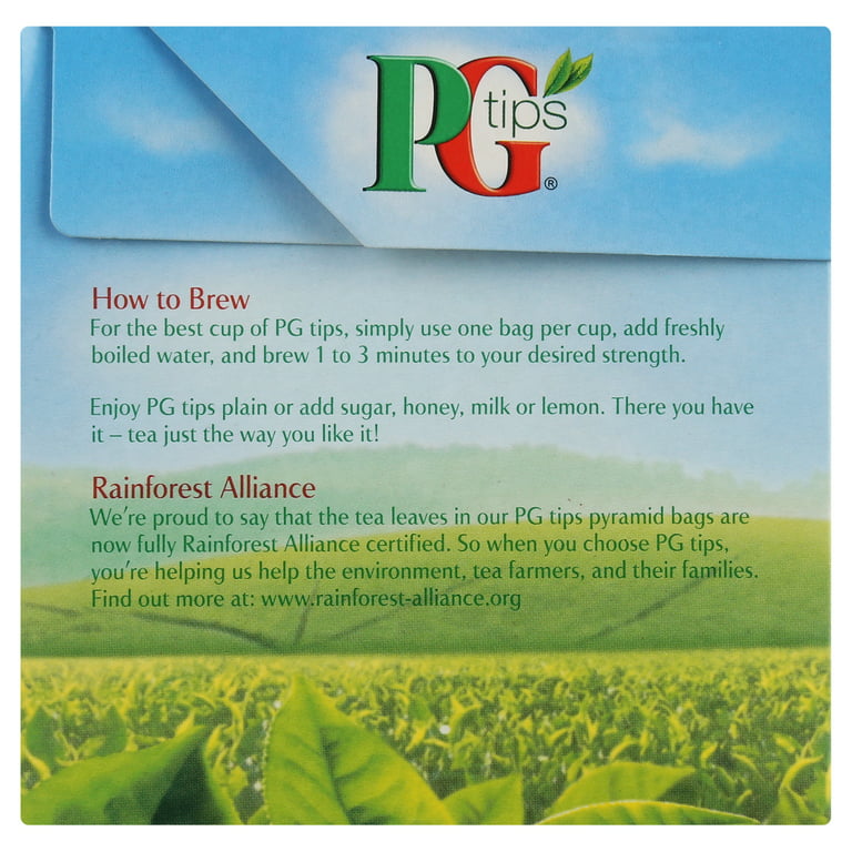 PG Tips Black Tea, Pyramid Tea Bags, 40 ct, 2 pk by PG Tips