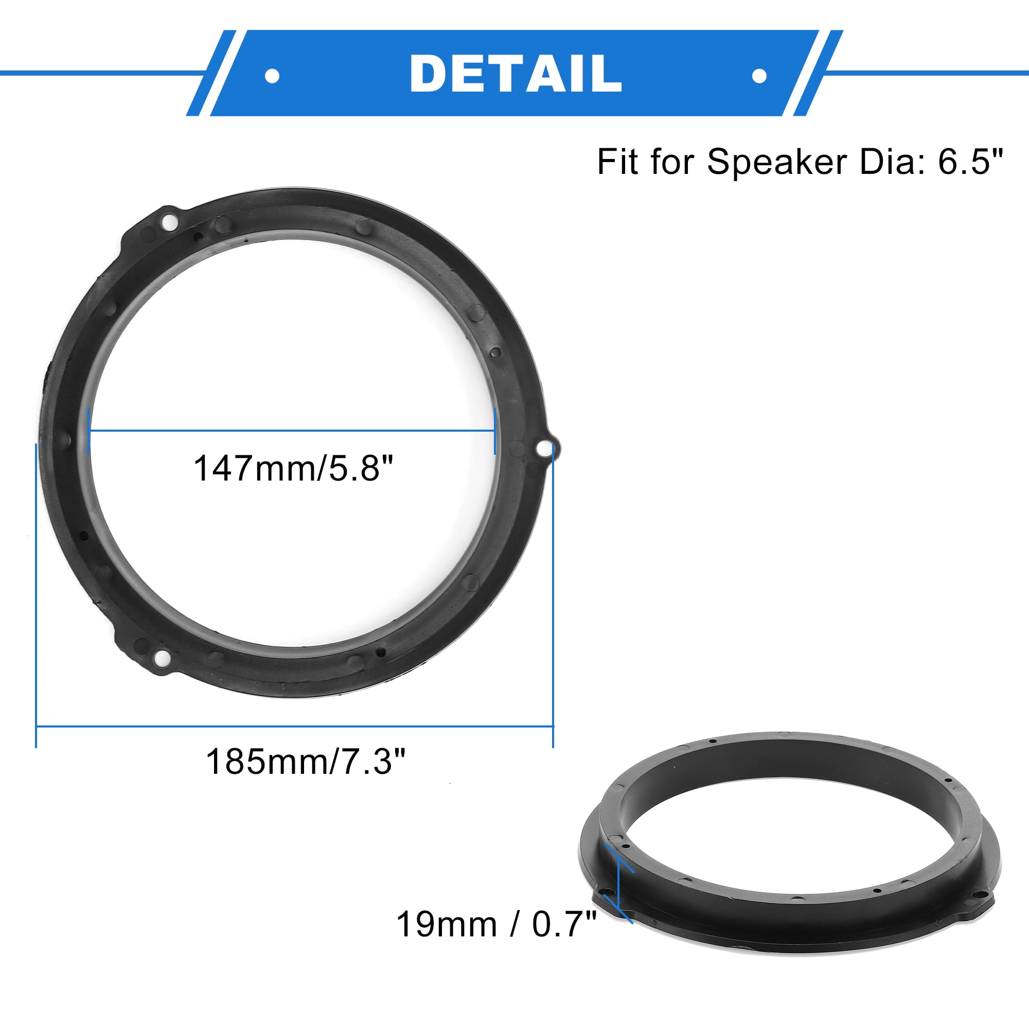 Unique Bargains 2 Set Speaker for Spacer Ring for Ford for Mustang 2015-2018