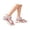 Red, variant on Girls Holographic Heart Decor Sport Sandals Iridescent Shiny Straps Open Toe Quick Dry Beach Pool Summer Outdoor Sandals For Kids