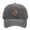 Washed Light Grey, variant on Vibrant Feather Fly Fishing Lure Embroidered Vintage Washed Cotton Dad Hat, Adjustable Adult Outdoor Angler Cap for Fly Fishing Lovers Men Women