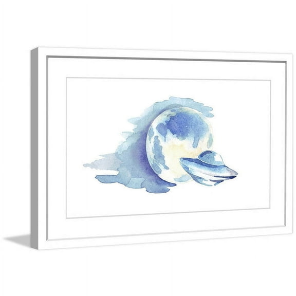 "UFO" Framed Painting Print