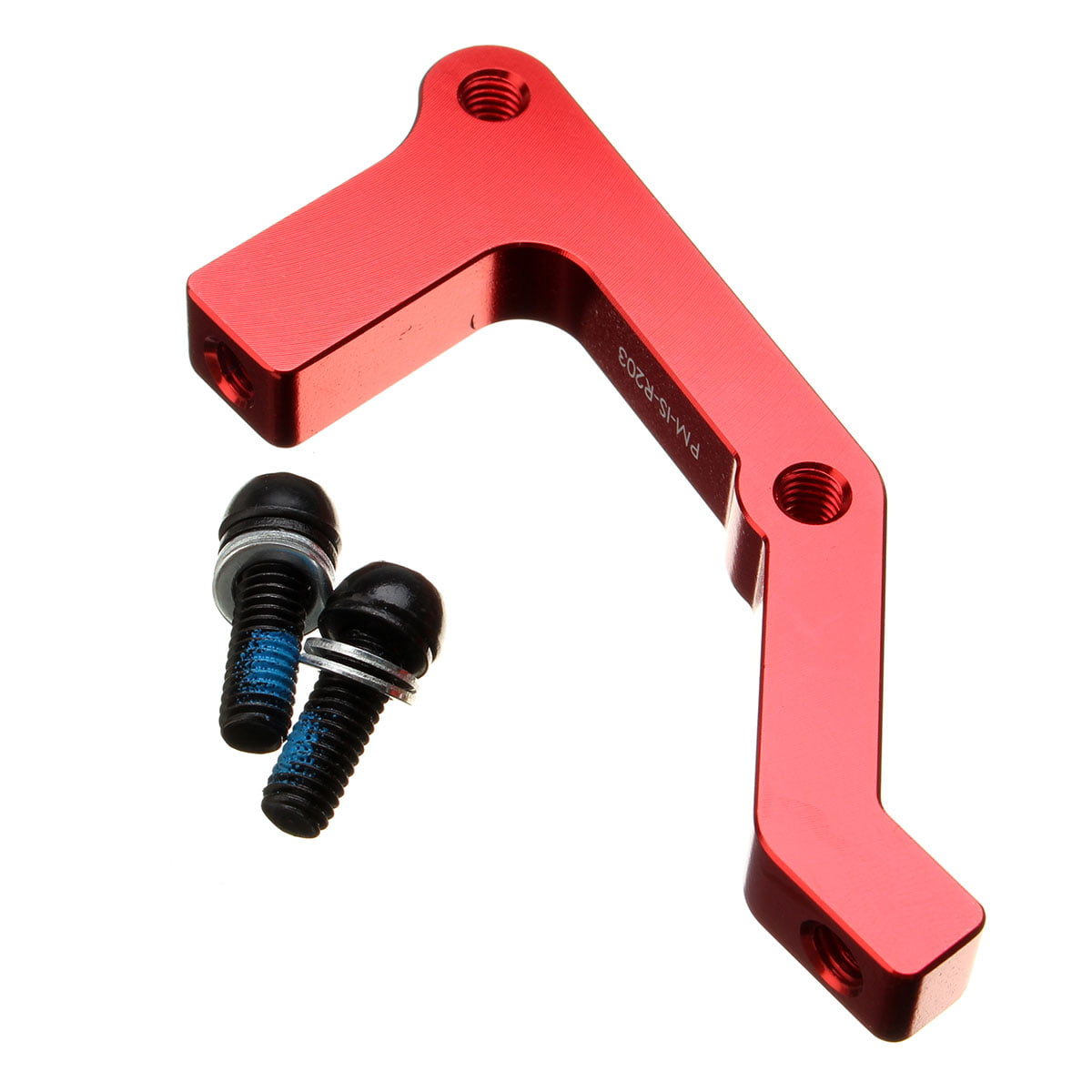 Ultralight Disc Brake Adapter Front 203mm IS Fork to POST PM Brake Caliper RED