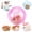 Pink, variant on Self-Rolling Interactive Cat Ball, Realistic Animal Automatic Moving Rolling Cat Ball 360 ° Rolling Spin, Fun Indoor Pet Toy for Cats and Dogs Chasing