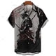 thumbnail image 5 of Nuevas camisas japonesas para hombres, camisas hawaianas, ropa de samurái fantasma en 3D, camisetas de manga corta, ropa de calle Harajuku, ropa de verano para hombre, 5 of 5