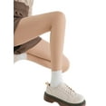 thumbnail image 6 of ValueVibe Tights for Women Control Top Opaque Pantyhose 70D High Stretch Thermal Stockings Winter Nylon Leggings 2 Pack, Nude, 6 of 7