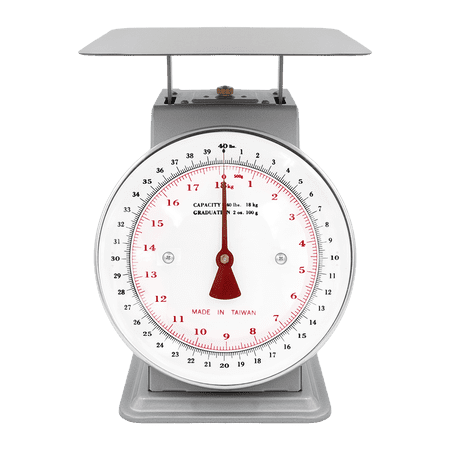 Zenport AZD40 Platform Mechanical Dial Scale 40-Pound - 4 Pack