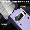 thumbnail image 3 of TECH CIRCLE For Google Pixel 7 Pro Protective Case Cover,Built-in Kickstand Heavy Duty Military Grade Protection Shock Proof Armour Cover for Google Pixel 7 Pro 6.7" 2023,Lightpurple, 3 of 7