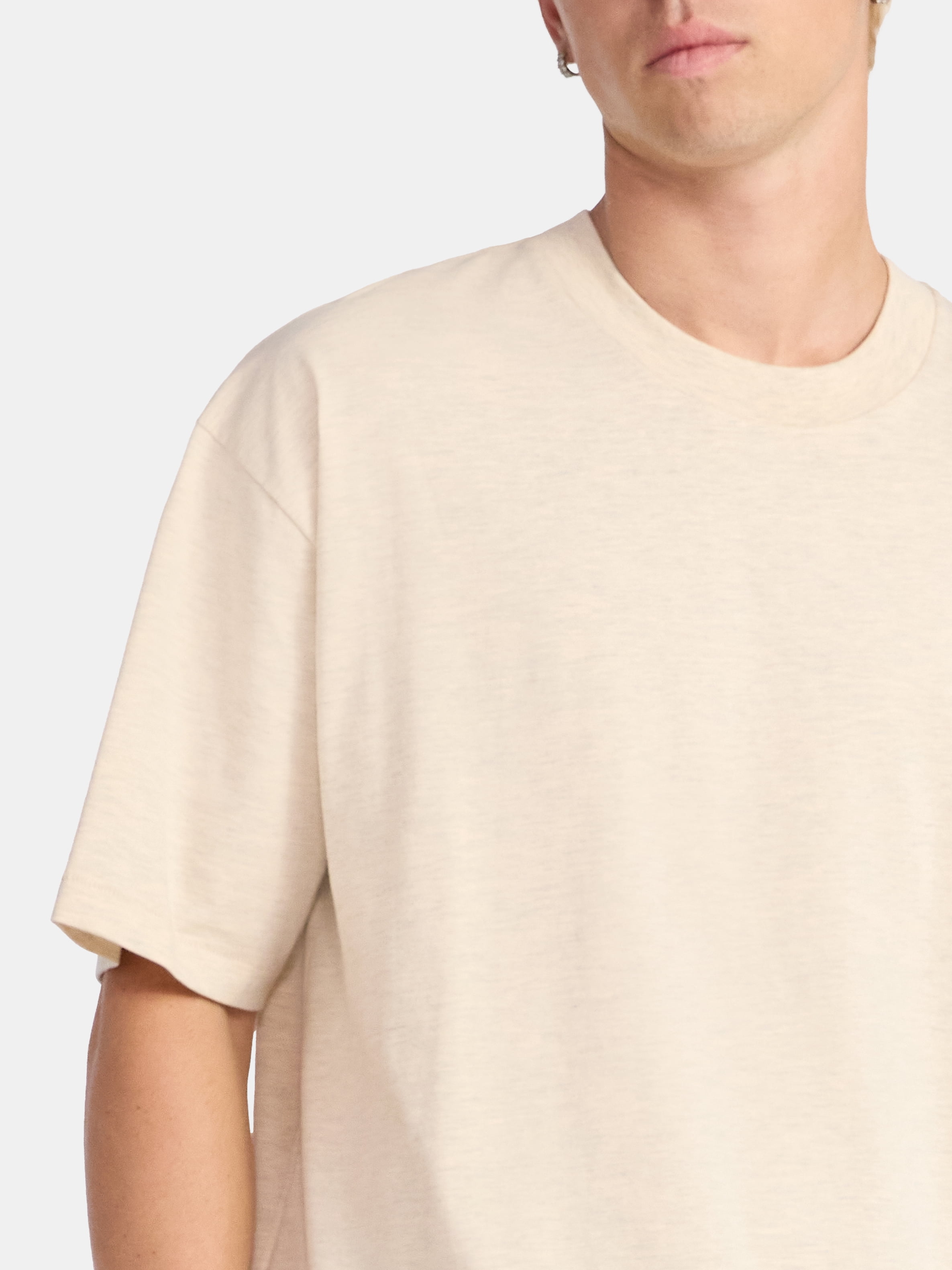 No Boundaries All Gender Cotton Oversize Tee with Short Sleeves, Men's and Big Men's