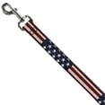 thumbnail image 2 of Buckle-Down Pet Leash, Dog Leash, Americana Rustic Stars Stripes, 6 Feet Long 1.0 Inch Wide, 2 of 6