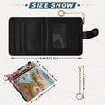 thumbnail image 3 of Small Wallet For Women Bifold Leather Pocket Coin Credit Card Holder With RFID Blocking A Cute Highland Cow, 3 of 6