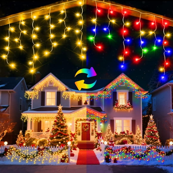 String Lights JDGJYDS, 40 m, 1280 LED, temporizador de 11 modos, para exteriores