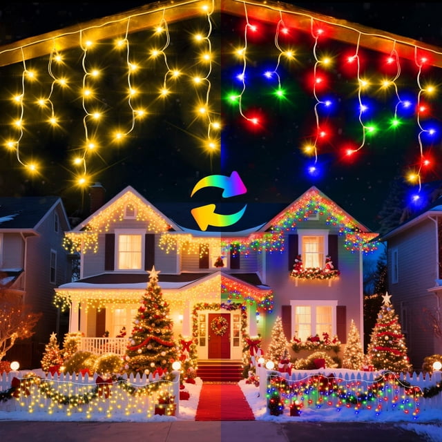 String Lights JDGJYDS, 40 m, 1280 LED, temporizador de 11 modos, para exteriores