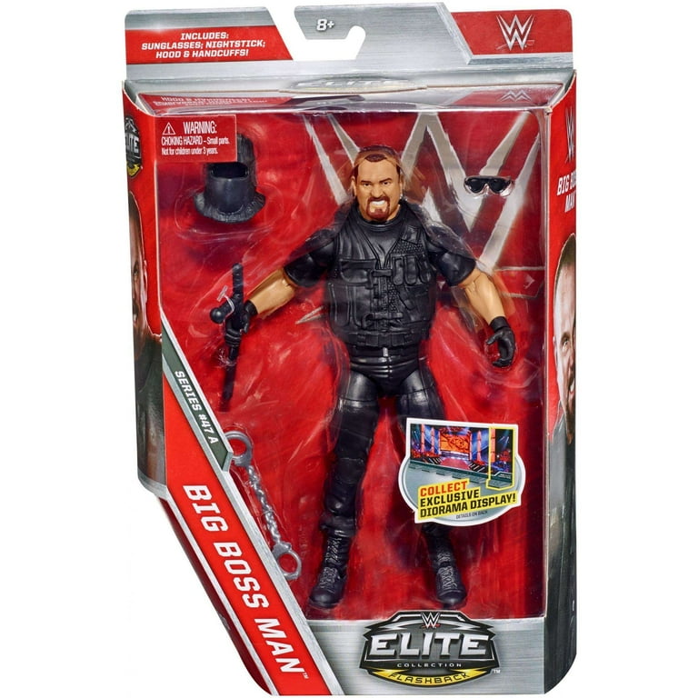 WWE Elite Collection Big Bossman Figure - Walmart.com
