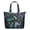 DarkBlue Cartoon Dinosaurs-1, variant on DarkBlue Cartoon Dinosaurs Space Pattern Travel Tote Bags for Women Carry On,Large Weekender Bags for Women Travel,Multi Functional Duffle Bag for Work,Shopping,Sports