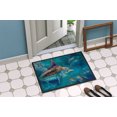 thumbnail image 4 of Liquid Metal Black Marlin Door Mat, Indoor Rug or Outdoor Welcome Mat 24x36 Door, 4 of 4