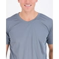 thumbnail image 3 of 5 Pack: Men’s Mesh V-Neck Moisture Wicking Active Athletic Performance Short Sleeve T-Shirt (Available In Big & Tall), 3 of 6