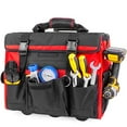 thumbnail image 4 of XtremepowerUS Sac à Outils Roulant avec Poignée Télescopique 18 Pouces Grand Sac de Rangement Robuste avec Roues, 4 of 7