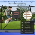thumbnail image 5 of 14FT Outdoor Recreational Trampoine for Kids and Adults, SHINPT Large Trampoline with Lights and Basketball Hoop, Heavy Duty Trampoline with 1500lbs Capacity, 14FT Big Trampoline for Backyard, Lawn, 5 of 8