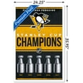 thumbnail image 5 of NHL Pittsburgh Penguins - Champions 23 Wall Poster, 22.375" x 34" Framed, 5 of 5