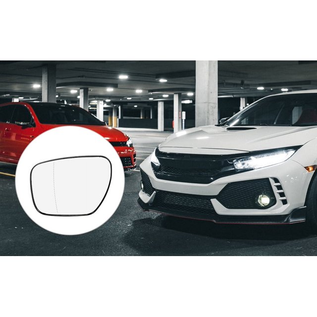 Unique Bargains Rearview Mirror Glass with Backing Plate Heated Left for Mazda 5 CX-7 for Mazda CX-9