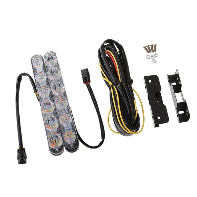 Lámpara de 2 Piezas Baoblaze 6 LED 12V Impermeable Universal de Luz de Señal