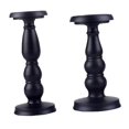 thumbnail image 1 of 2 Candelabros de Metal Negro, Candelabro de Pilar, Soporte para Chimenea, Decoración Del Hogar, 1 of 8
