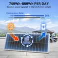 thumbnail image 2 of WERCHTAY 300W Monocrystalline Solar Panels, 2 Pack, 2 of 9