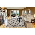 thumbnail image 2 of Ocean Shag 02416 6 ft. 7 in. x 9 ft. 3 in. Marrakech Rectangle Area Rug, Beige, 2 of 8