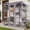 Gray, variant on Suumerpety Catio Outdoor Cat Enclosure 70" Large Wooden Cat House with Weatherproof Roof & 7 Platforms & 2 Condons Window Catio for Indoors and Outdoors Gray