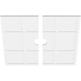thumbnail image 2 of 40"OD x 5"ID x 14"C x 1"P Rubik Architectural Grade PVC Contemporary Ceiling Medallion, Two Piece, 2 of 11