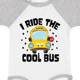 thumbnail image 4 of Inktastic I Ride the Cool Bus with Yellow Bus Boys or Girls Baby Bodysuit, 4 of 5