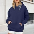 thumbnail image 2 of Hoodies For Women Womens Oversized Sweatshirts Fleece Long Sleeve Shirts Pullover Fall Clothes With Pocket Hoodie, 2 of 6