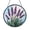Acrylic 3.5 Inch, variant on Scotland Heather Stained Glass Suncatcher Window Hanging, Purple Wildflower Light Catcher Decor, Elegant Nature Inspired Gift