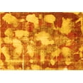 thumbnail image 1 of Ahgly Company Machine Washable Indoor Rectangle Abstract Yellow Modern Area Rugs, 5' x 8', 1 of 4