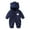 Navy, variant on Baby Snowsuit Winter Coat Warm Hoodie Romper Puffer Jacket(Khaki,6-12M)